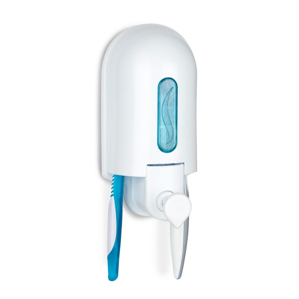 Dispensador de crema dental para 2 cepillos