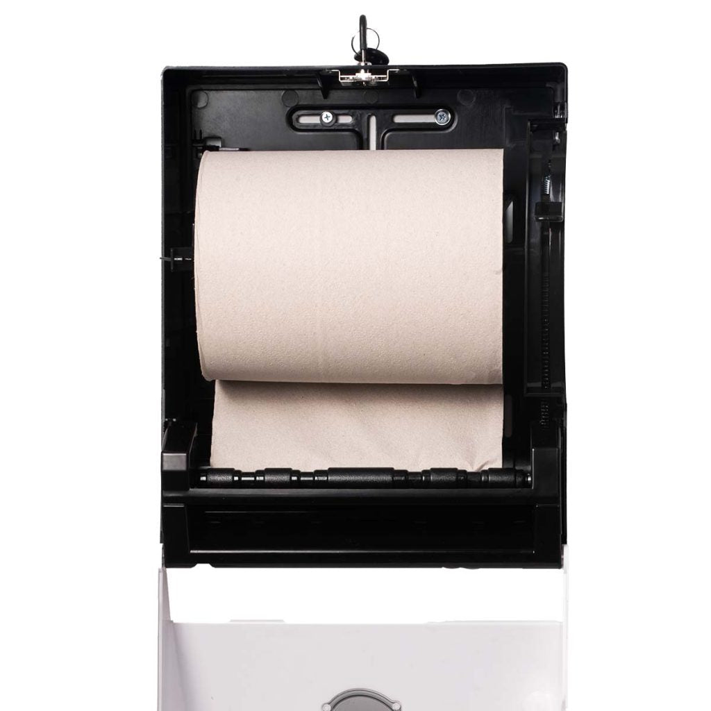 DISPENSADOR DE TOALLAS EN ROLLO DE PALANCA