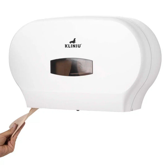 DISPENSADOR DE PAPEL HIGIÉNICO DE DOBLE ROLLO
