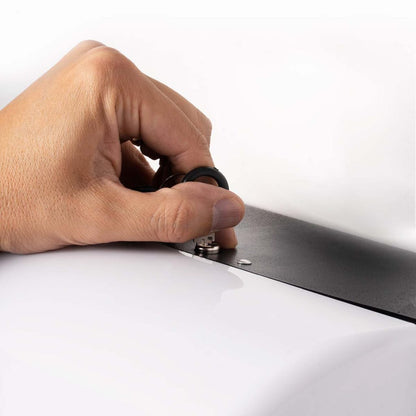 DISPENSADOR DE TOALLAS EN ROLLO DE PALANCA