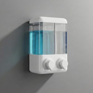 Dispensador doble de Jabón 800 ml.