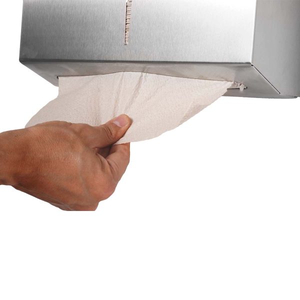 DISPENSADOR DE TOALLAS DE MANO DE ACERO INOXIDABLE - Imagen 4