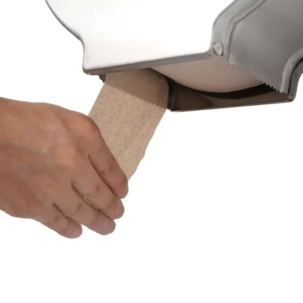 DISPENSADOR DE PAPEL HIGIÉNICO JUMBO EN ACERO INOXIDABLE - Imagen 6