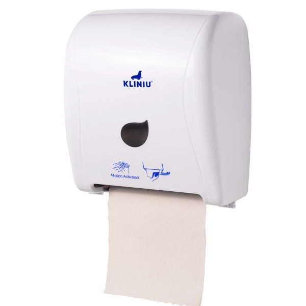 DISPENSADOR DE TOALLAS DE PAPEL EN ROLLO CON SENSOR AUTOMÁTICO