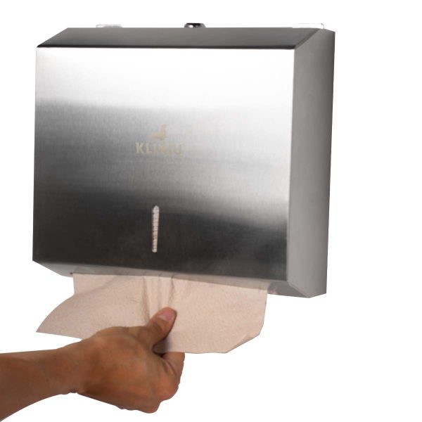 DISPENSADOR DE TOALLAS DE MANO DE ACERO INOXIDABLE - Imagen 2