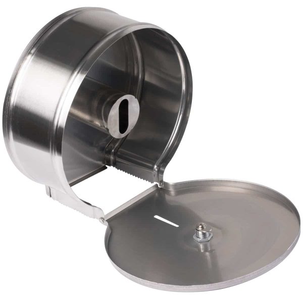 DISPENSADOR DE PAPEL HIGIÉNICO JUMBO EN ACERO INOXIDABLE - Imagen 3