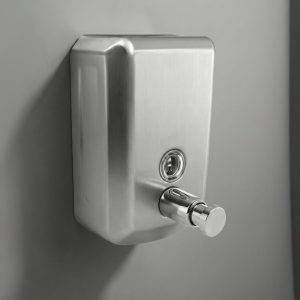 Dispensador de jabón 500 ml en acero inoxidable
